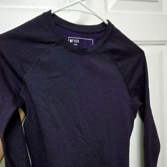 XS Figs Salta Seamless Longsleeve in Purple Jam 💜 - Picture 2 of 2